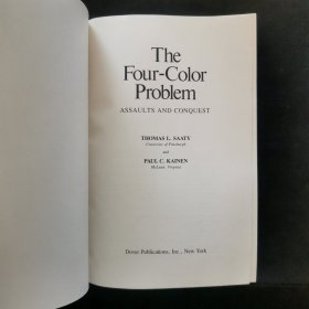 【英文原版书】THE FOUR-COLOR PROBLEM Assaults and Conquest