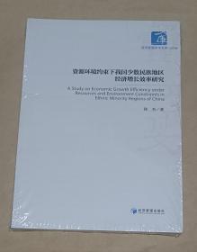 资源环境约束下我国少数民族地区经济增长效率研究（全新未拆封）