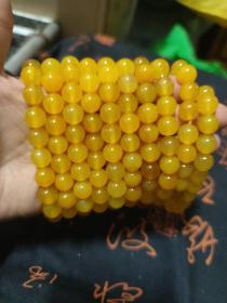 八九十年代的玛瑙1.0手链一条 新穿的串 随机发货