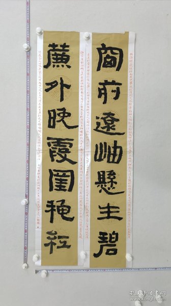 10575 江阚阚 国展精品书法（对联）江苏