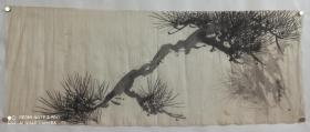 日本回流古代国画《松树图》