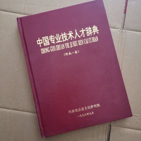 中国专业技术人才辞典(河南一卷)