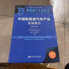 新能源汽车蓝皮书：中国新能源汽车产业发展报告（2019）