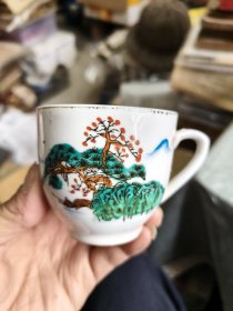 小茶杯，卖个画工