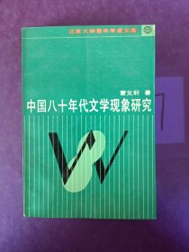 中国八十年代文学现象研究。