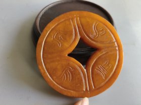 收来老和田玉璧