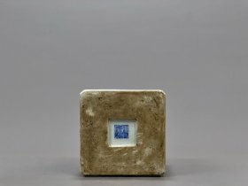 清乾隆青花八仙人物纹笔筒13.3/10厘米