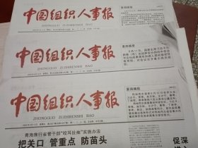 中国组织人事报2025年6月11，12，13日共3天（当日4版全）