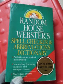 Random House Webster's Spell Checker & Abbreviations Dictionary