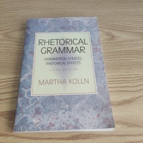 Rhetorical grammar grammatical choice choices rhetorical effects comprehensive modern Oxford Cambridge英文原版