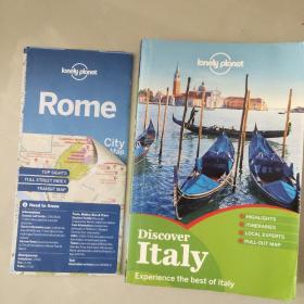 Lonely Planet: Discover Italy (Travel Guide) [孤独星球旅行指南：发现意大利]   内含一张38*54CM的罗马地图