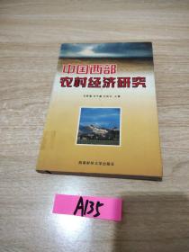 中国西部农村经济研究