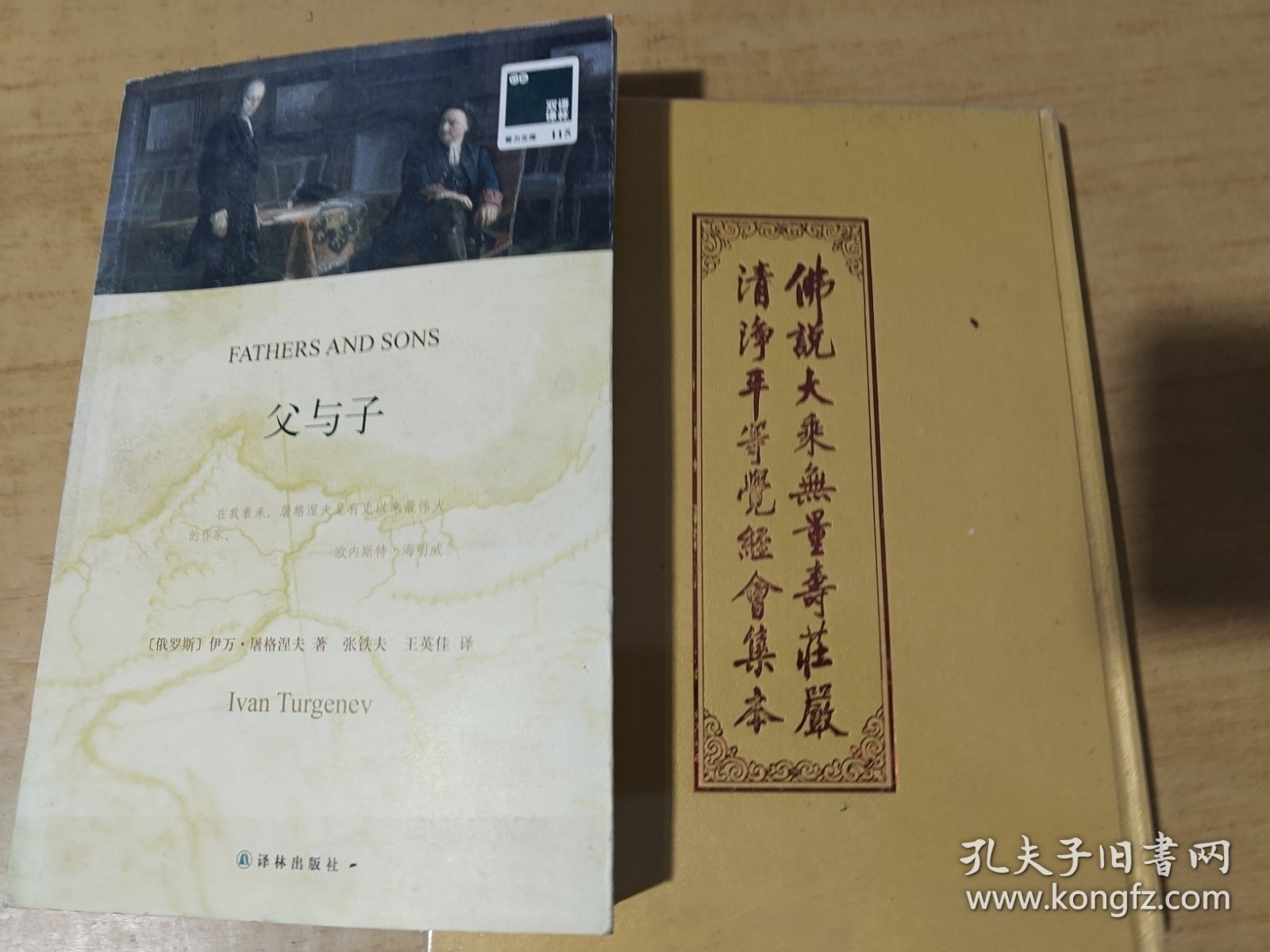 父与子随书附赠 佛说大乘无量寿庄严清净平等觉经会集本