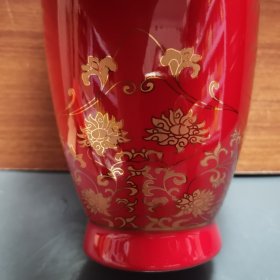 陶瓷花瓶景德镇储物摆件图案精美新款红色的青花瓷瓶