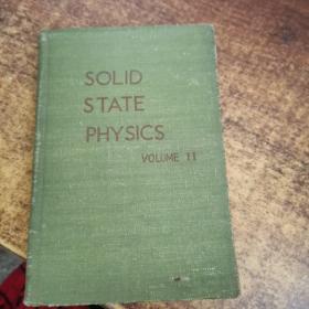 SOLID STATE PHYSICS VOLUME11 固态物理学第11卷