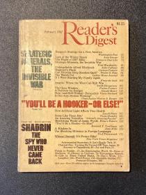 Reader’s Digest 读者文摘 美国原版 1981年2月