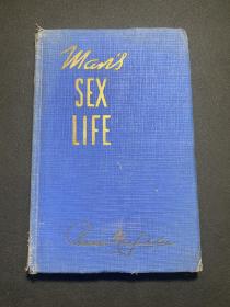 MAN'S SEX LIFE 英文 精装老外文书 1935年版