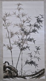 -▆无款传统六尺墨竹（5）
