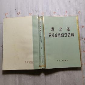 湖北省农业合作经济史料   上