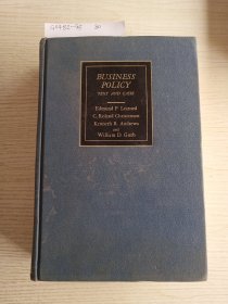 BUSINESS POLICY TEXT AND CASES