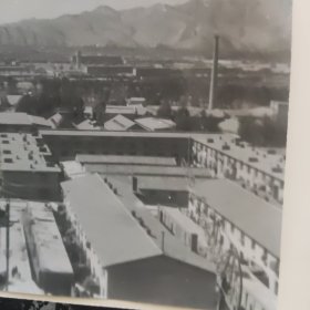 80年代初青海省第二机床厂黑白原版大照片2张16cmx13cm