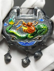 彩色银锁子