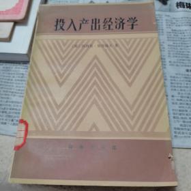 投入产出经济学，1982.2一版二印，准。236千字，307页。如图。