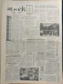 湖北日报1988年4月4日：【东西湖概况；】~（版面齐全，放心购买）。