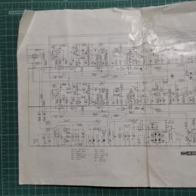 【电路图】南虹，NH5303，立体声收录两用机，一份电路图