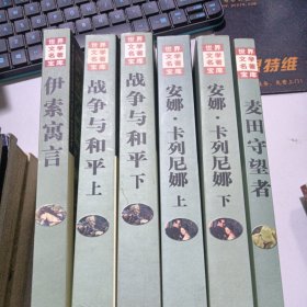 世界文学名著宝库（二）战争与和平（上、下）＋安娜·卡列尼娜（上下）＋伊索寓言＋麦田守望者