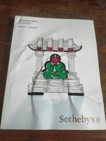 Sotheby's NEW YORK IMPORTANT JEWELS纽约苏富比2019年珠宝拍卖