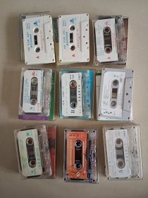 老磁带一起价格 吕剧越剧歌曲 不保播放质量收藏摆件道具