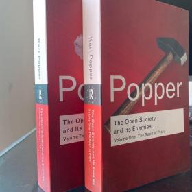 Popper the open society and it's enemy enemies 英文原版两册合售