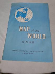 世界地图(英中文对照)