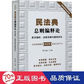 民法典总则编释论：条文缕析、法条关联与案例评议