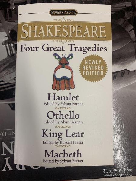 Four Great Tragedies：Hamlet, Othello, King Lear, Macbeth