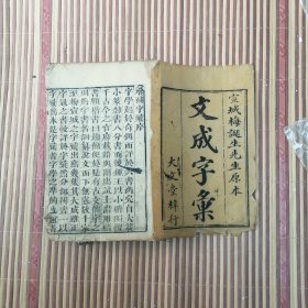 皇家专属书籍《初文成字汇》原本！残件！