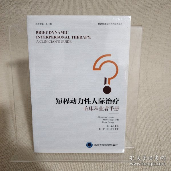 短程动力性人际治疗——临床从业者手册