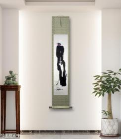 770. 知名画家“白石门下”李建成，大写意花鸟——《翠鸟大虾》，本商品不带框。
