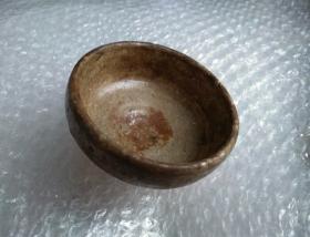金元瓷器 青釉瓷杯 小杯子（后金与蒙古帝国其时的汉族人烧制瓷器 日用器 全品-360元）T