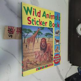 wild animals sticker book 野生动物贴纸书