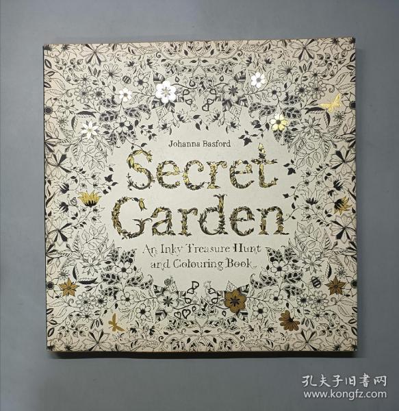 Secret Garden：An Inky Treasure Hunt and Coloring Book