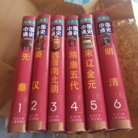 《绘画本中国通史》（精装 库存原包装6册一套）