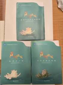 黄河流域自然资源影像图、黄河流域地质矿产图、黄河流域地貌及第四纪地质图（三份合售）中国地质调查成果CGS2022-042 043 044 中国地质调查局西安地质调查中心编。153×114厘米。