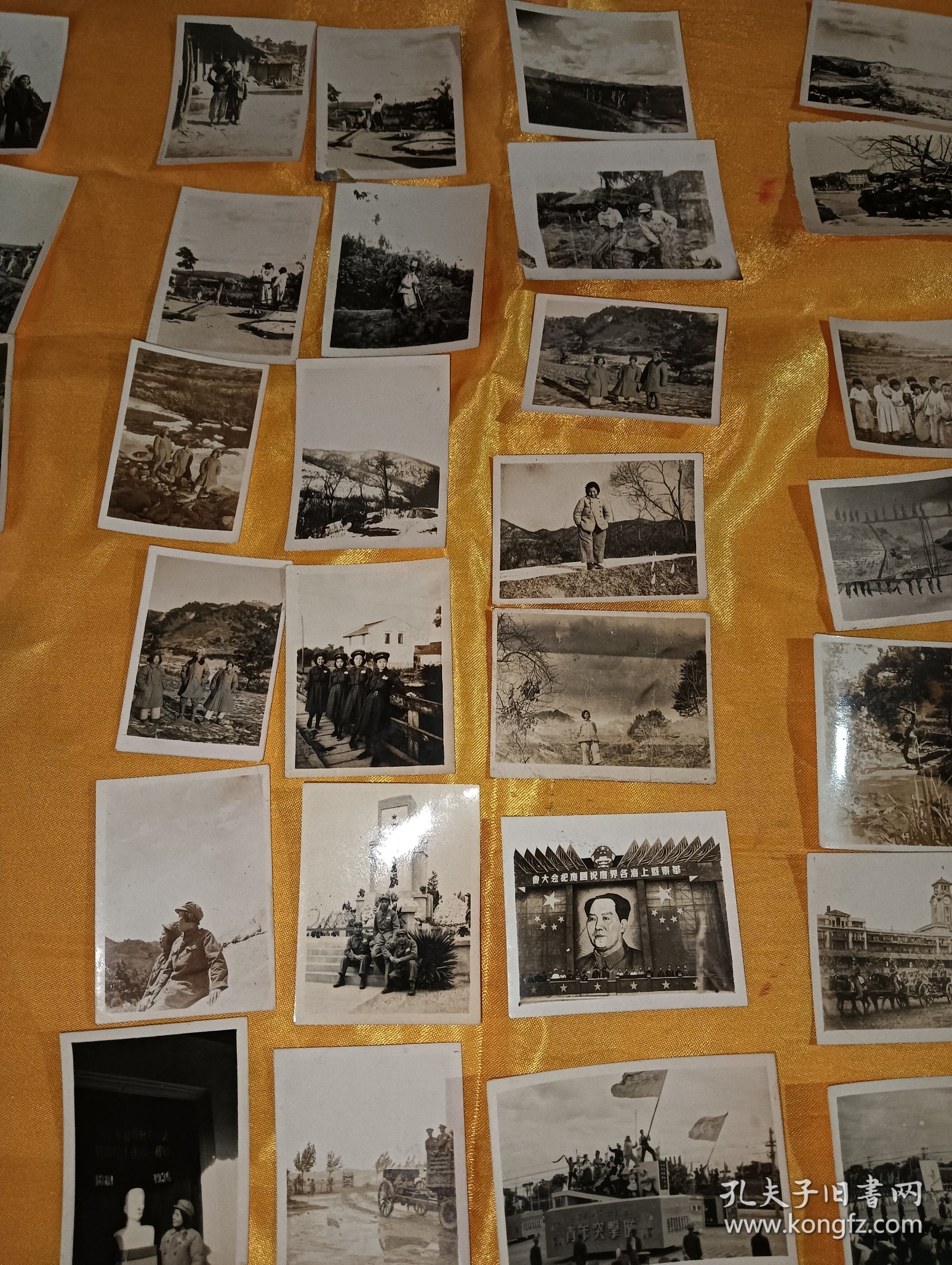 原20集团军江苏松江女子中学张景玉抗美援朝系列照片52张合出。