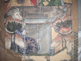 明或清绘、左右十殿阎王像