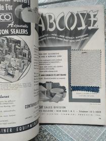 民国 现代包装1947年第1期 MODERN PACKAGING 多广告