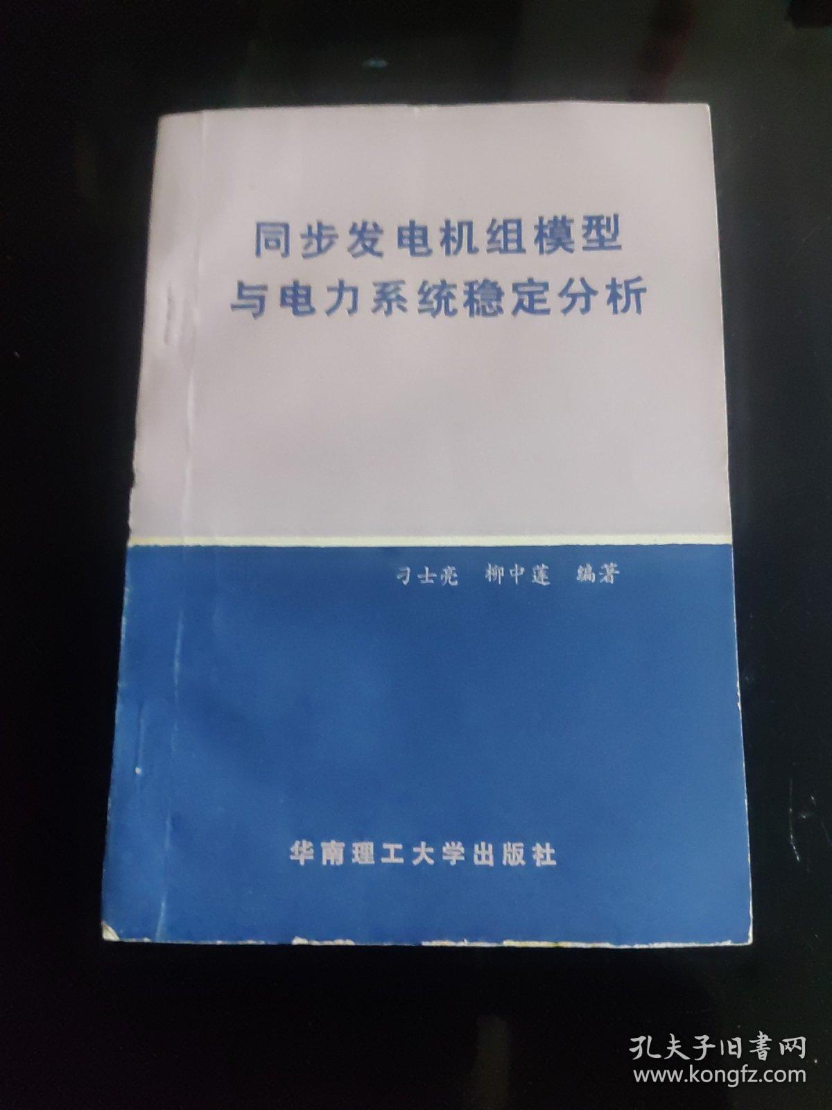 同步发电机组模型与电力系统稳定分析