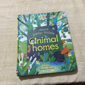 Peep Inside Animal Homes  Board book