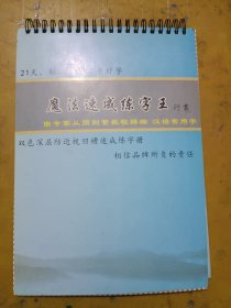 21天，轻机练成手好字//魔法速成练字王/行书